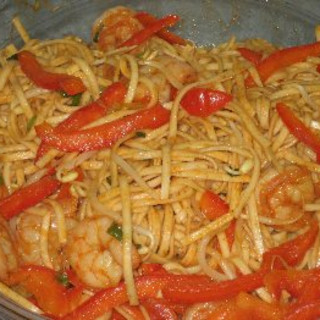 Spicy Shrimp with Udon Noodles