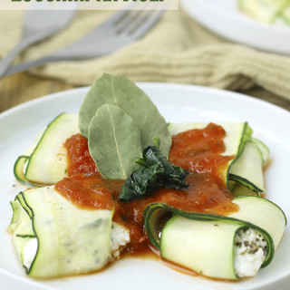 Spinach and Ricotta Stuffed Zucchini Ravioli