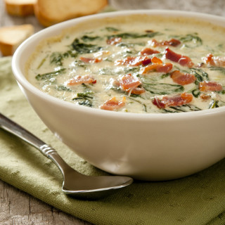 Spinach Dip with Bacon