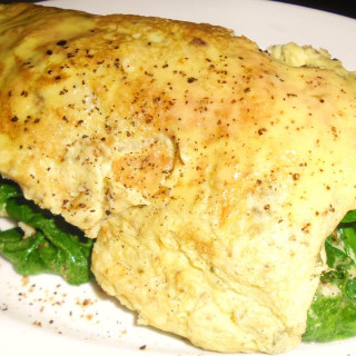 Spinach Omelette Ccheryl Style