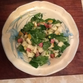 Spinach, Pear And Bacon Salad