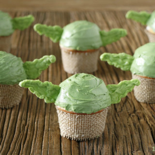 Star Wars Yoda Cupcakes