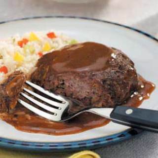 Steaks With Red Wine Gravy (Stovetop)