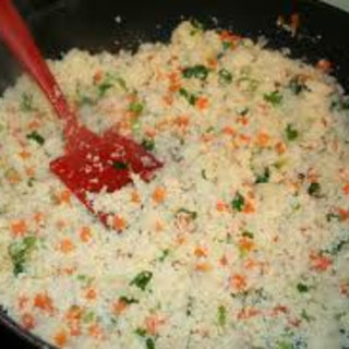 Stir-fried Cauliflower Rice