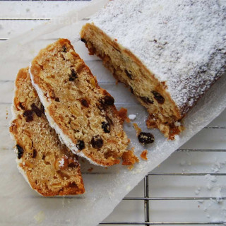 Stollen with Marzipan and Quark Filling