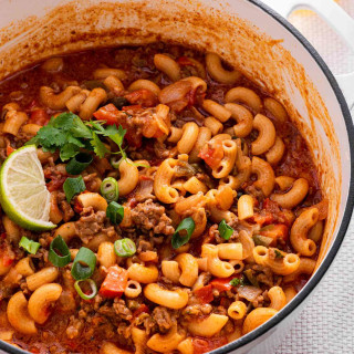 Stop Stressing About Dinner and Make One-Pot Taco Pasta