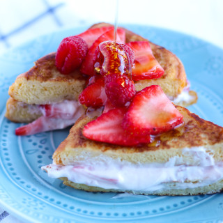 Strawberries N' Cream Stuffed French Toast