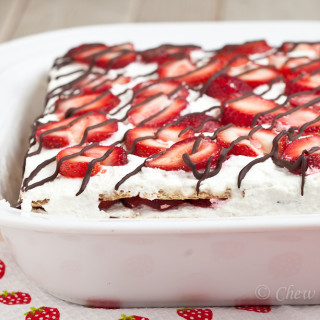 Strawberry Icebox Cake (No Bake!)