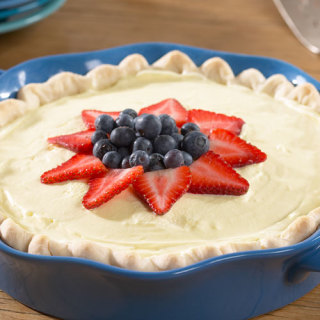 Strawberry Lemon Cream Pie