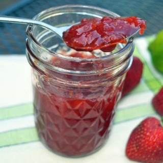 Strawberry Mango Jam with Lime