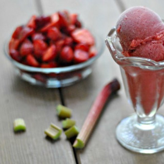 Strawberry-Rhubarb Sorbet
