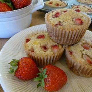Strawberry Shortcake Muffins (GF, DF Option)