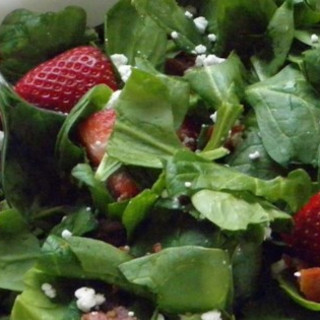 Strawberry Spinach Salad With Feta and Bacon Recipe