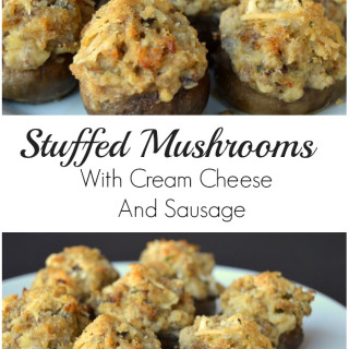 Stuffed Mushrooms With Cream Cheese And Sausage