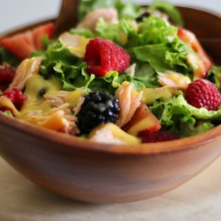 Summer Berry Salad with Salmon Recipe