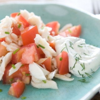 Summer Tomato and Crab Salad