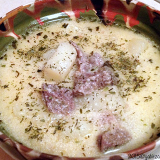 Supa Saseasca de Cartofi cu Carne si Tarhon