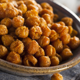 Super Spicy Roasted Chickpeas