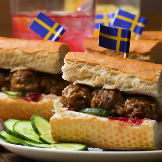 Swedish Meatball Subs Recipe by Tasty