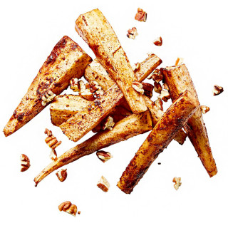 Sweet &amp; Nutty Roasted Spiced Parsnips