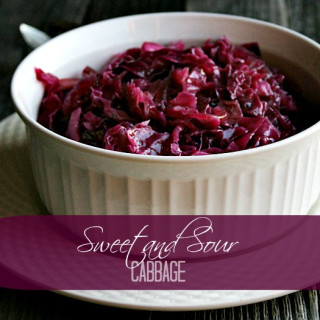 Sweet and Sour Cabbage with Apple