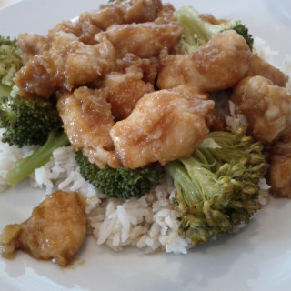 Sweet and Spicy Orange-Ginger Chicken with Broccoli