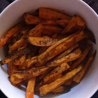 Sweet Potato and Carrot chips 