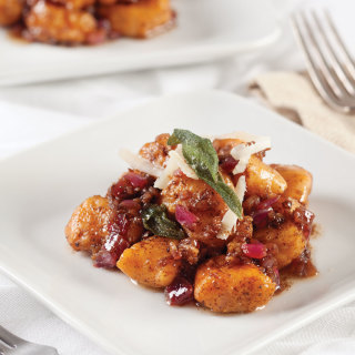 Sweet Potato Gnocchi with Balsamic Sage Brown Butter