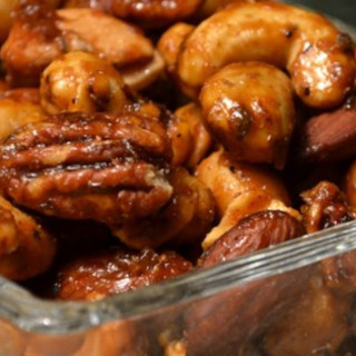 Sweet, Salty, Spicy Party Nuts Recipe