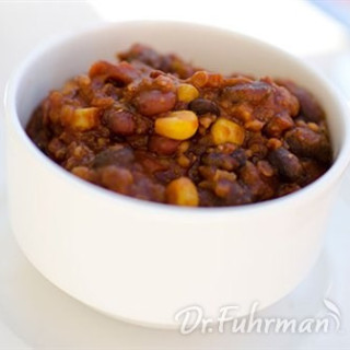 Tailgate Chili with Black and Red Beans