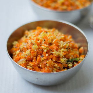 Tamilnadu Style Carrot Poriyal