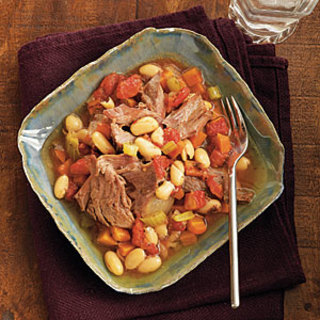 Tarragon Lamb Shanks with Cannellini Beans