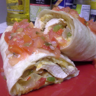 TBC's Chicken Fajita Burrito