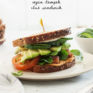 Tempeh Vegan Club Sandwiches