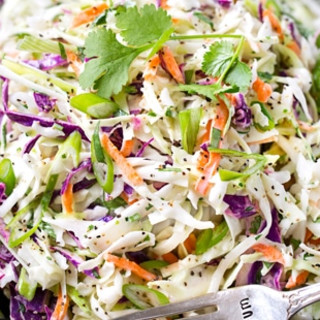 Tequila Lime Coleslaw with Cilantro