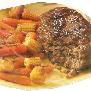 Teriyaki Meat Loaf and Vegetable Packets