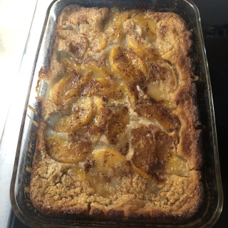 Texas Tumbleweed Peach Cobbler