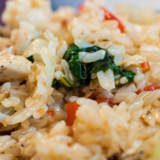 Thai Spicy Basil Chicken Fried Rice Recipe
