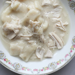 The Best Chicken and Dumplings in the Pressure Cooker