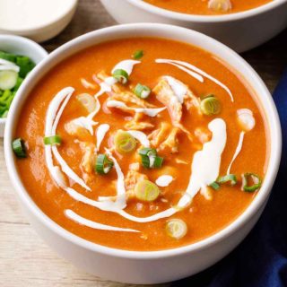The Best Paleo Buffalo Chicken Soup Ever (Spicy and Satisfying)