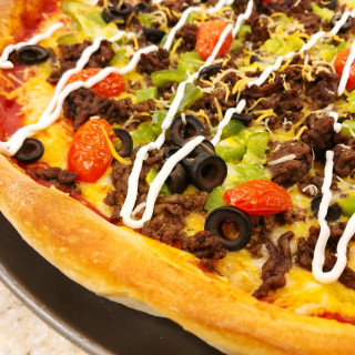 The Fastest, Most Delicious Taco Pizza