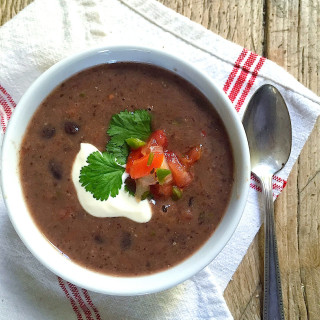 Three-Ingredient Black Bean Soup