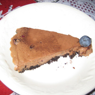 Toblerone & Blueberry Cheesecake