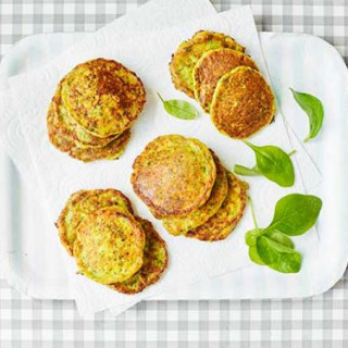 Toddler recipe: Sweetcorn and spinach fritters