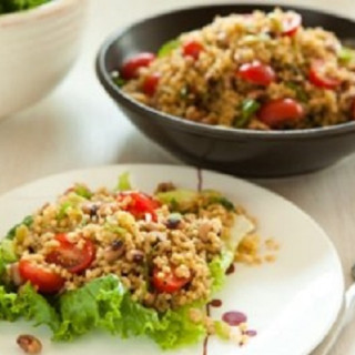 Tomato, Basil and Millet Salad