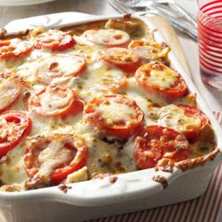Tomato-French Bread Lasagna Recipe