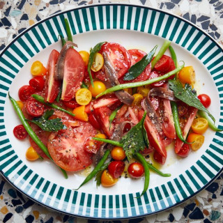 Tomatoes and Haricots Verts with Anchovies