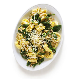 Tortellini with Pine-Nut Brown-Butter Sauce