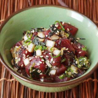 Tuna Poke (Hawaiian Raw-Tuna Salad) Recipe