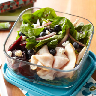 Turkey Spinach Salad with Beets
